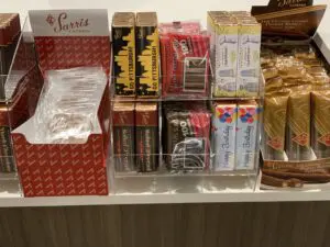 Assortment of candy and snacks