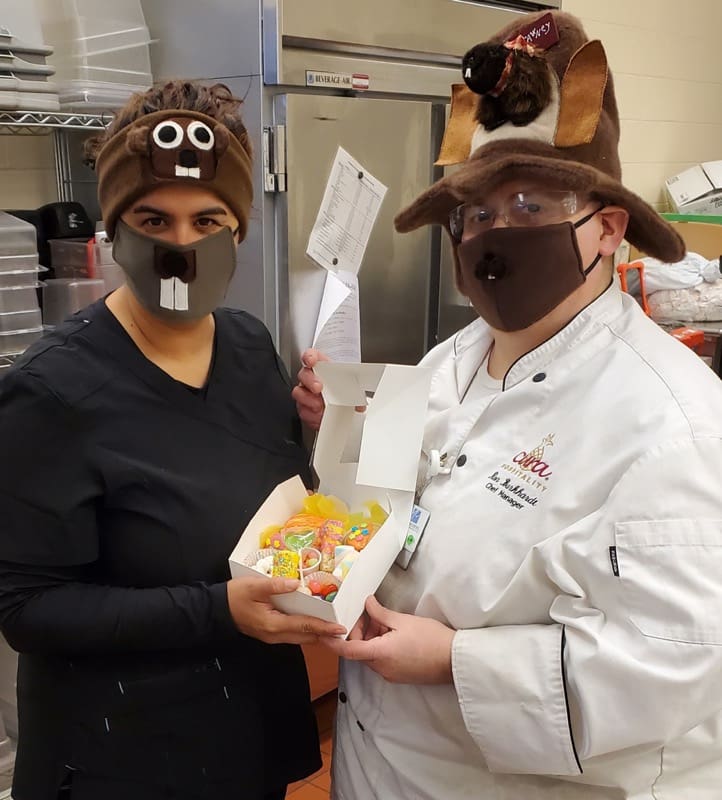 Cura Hospitality Celebrating Phil's Big Day with Groundhog Goodies Cura Hospitality